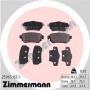 25965.155.1 ZIMMERMANN Комплект гальмівних колодок дисковий гальм