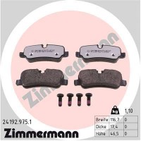24192.975.1 ZIMMERMANN Комплект гальмівних колодок дисковий гальм