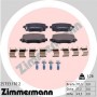 25733.170.2 ZIMMERMANN Комплект гальмівних колодок дисковий гальм