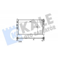 354295 KALE OTO RADYATÖR Радіатор охолодження двигуна