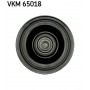 VKM 65018 SKF Паразитный / ведущий ролик, Поліклиновий ремінь