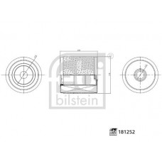 181252 FEBI BILSTEIN Повітряний фільтр