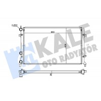 347520 KALE OTO RADYATÖR Радіатор охолодження двигуна