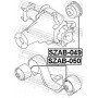 SZAB-049 FEBEST Опора диференціал