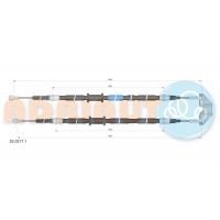 33.0217.1 ADRIAUTO Тросик, cтояночный тормоз