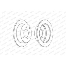 DDF1986C FERODO Гальмівний диск