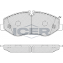 142191 ICER Комплект гальмівних колодок дисковий гальм