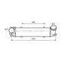 BW4438 AVA QUALITY COOLING Интеркулер