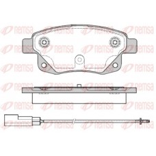 1252.01 REMSA Комплект гальмівних колодок дисковий гальм