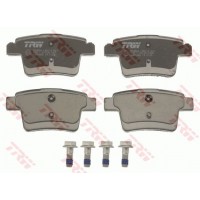 GDB1665 TRW Комплект гальмівних колодок дисковий гальм