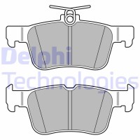 LP3590 DELPHI Комплект гальмівних колодок дисковий гальм