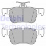 LP3590 DELPHI Комплект гальмівних колодок дисковий гальм