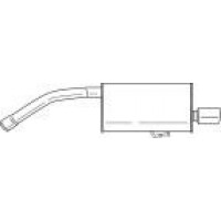 18683 SIGAM Глушник вихлопних газів кінцевий