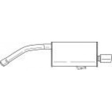 18683 SIGAM Глушник вихлопних газів кінцевий