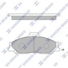 SP1628 Hi-Q Комплект гальмівних колодок дисковий гальм