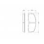 0 986 469 550 BOSCH КомплеК т гальмівних колодок, дискове гальмо