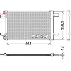DCN21032 DENSO Конденсатор кондиціонера