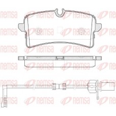 1505.12 REMSA Комплект гальмівних колодок дисковий гальм