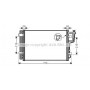 HY5183D AVA QUALITY COOLING Конденсатор кондиціонера