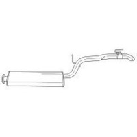 76602 SIGAM Глушник вихлопних газів кінцевий