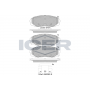 182253 ICER КомплеК т гальмівних колодок, дискове гальмо