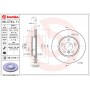 09.C744.11 BREMBO Гальмівний диск
