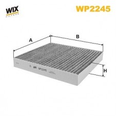WP2245 WIX FILTERS Фільтр повітря у внутрішньому просторі WP2245 WIX FILTERS Фільтр повітря у внутрішньому просторі