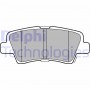 LP3309 DELPHI Комплект гальмівних колодок дисковий гальм