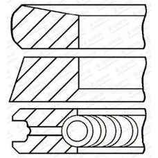 08-424900-00 GOETZE ENGINE Комплект поршневих кілець