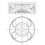 001 PI 00105 000 MAHLE Поршень
