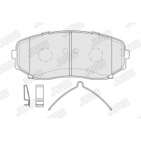 574031J JURID Комплект гальмівних колодок дисковий гальм