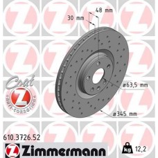 610.3726.52 ZIMMERMANN Гальмівний диск