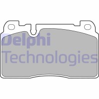 LP2491 DELPHI Комплект гальмівних колодок дисковий гальм