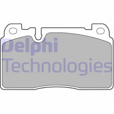 LP2491 DELPHI Комплект гальмівних колодок дисковий гальм