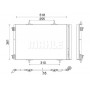 AC 466 000S MAHLE Конденсатор кондиціонера