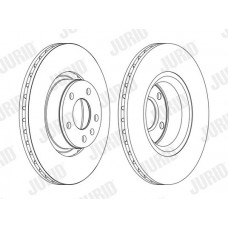 562271JC-1 JURID Гальмівний диск