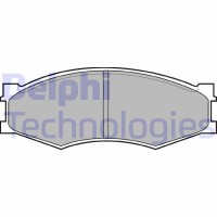 LP358 DELPHI Комплект гальмівних колодок дисковий гальм