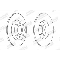 562865JC JURID Гальмівний диск