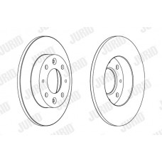 562865JC JURID Гальмівний диск