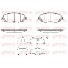 1870.00 REMSA КомплеК т гальмівних колодок, дискове гальмо