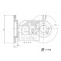 171478 FEBI BILSTEIN Гальмівний диск