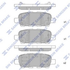 SP1250 Hi-Q КомплеК т гальмівних колодок, дискове гальмо