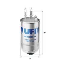 24.ONE.0B UFI Паливний фільтр