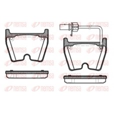 0896.01 REMSA Комплект гальмівних колодок дисковий гальм