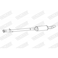 24231 WALKER Середній глушник вихлопних газів