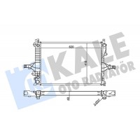 367200 KALE OTO RADYATÖR Радіатор охолодження двигуна