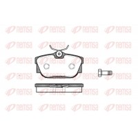 0767.00 REMSA Комплект гальмівних колодок дисковий гальм