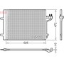 DCN10047 DENSO Конденсатор кондиціонера