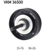 VKM 36500 SKF Паразитный / ведущий ролик, Поліклиновий ремінь