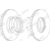 569112J JURID Гальмівний диск